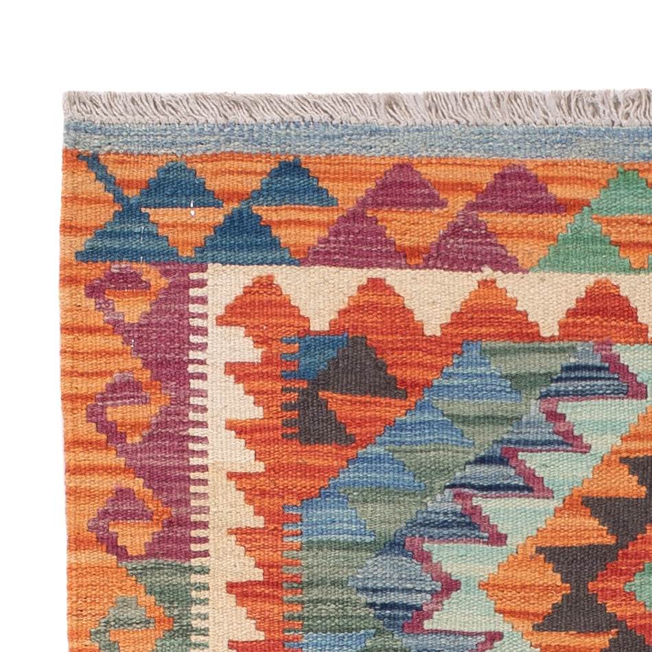 Dywan Kelim - Splash - 125 x 81 cm - wielokolorowy