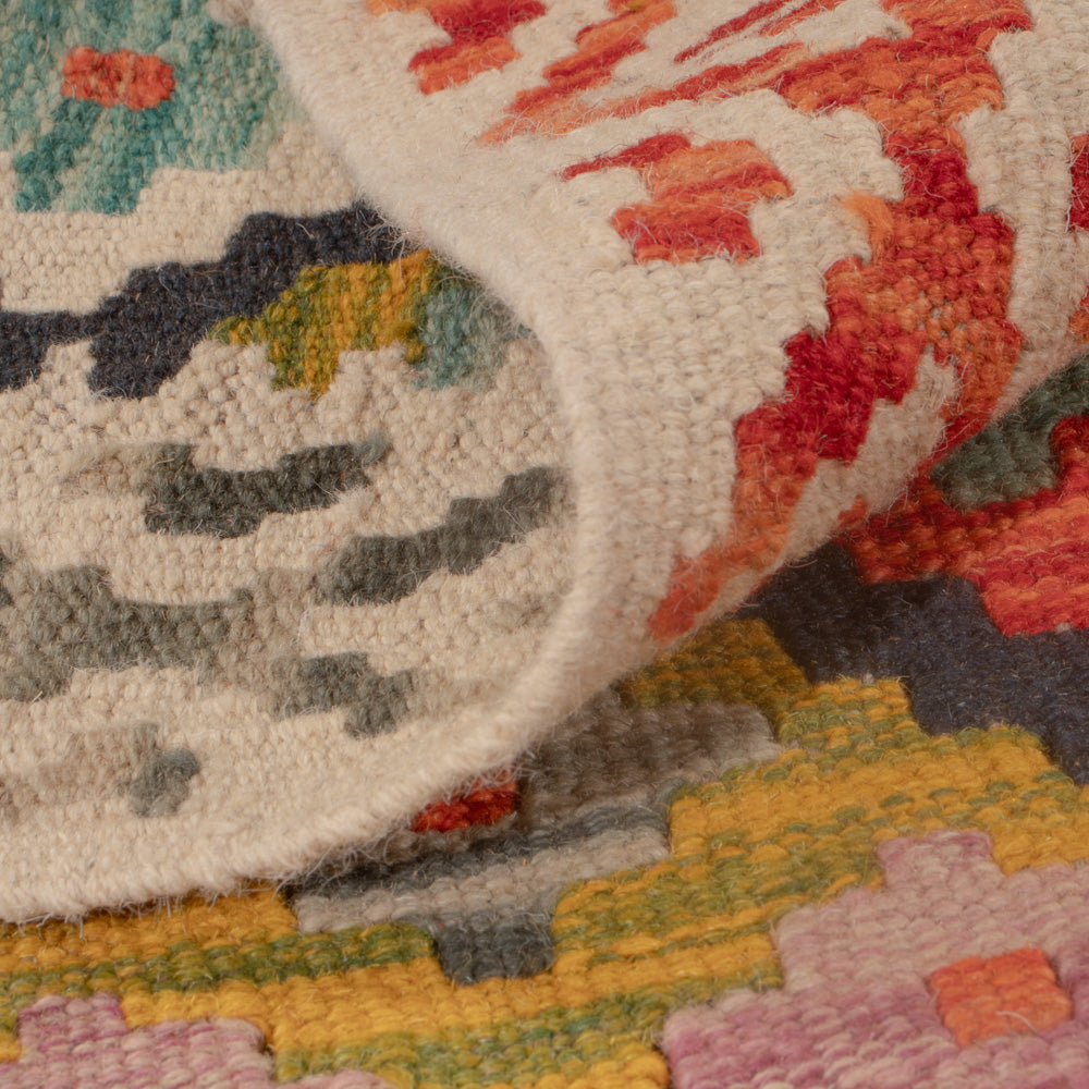 Dywan Kelim - Splash - 125 x 82 cm - wielokolorowy