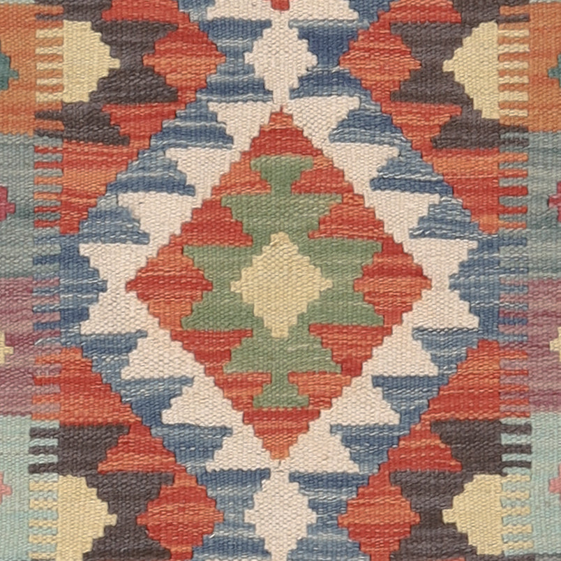 Dywan Kelim - Splash - 118 x 82 cm - wielokolorowy