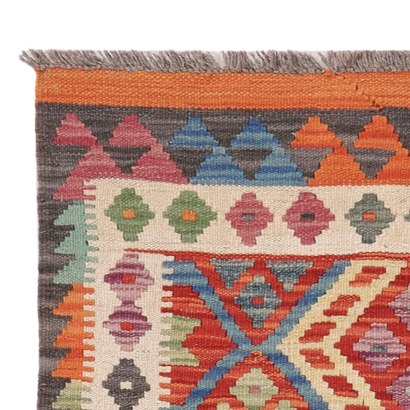 Dywan Kelim - Splash - 124 x 83 cm - wielokolorowy