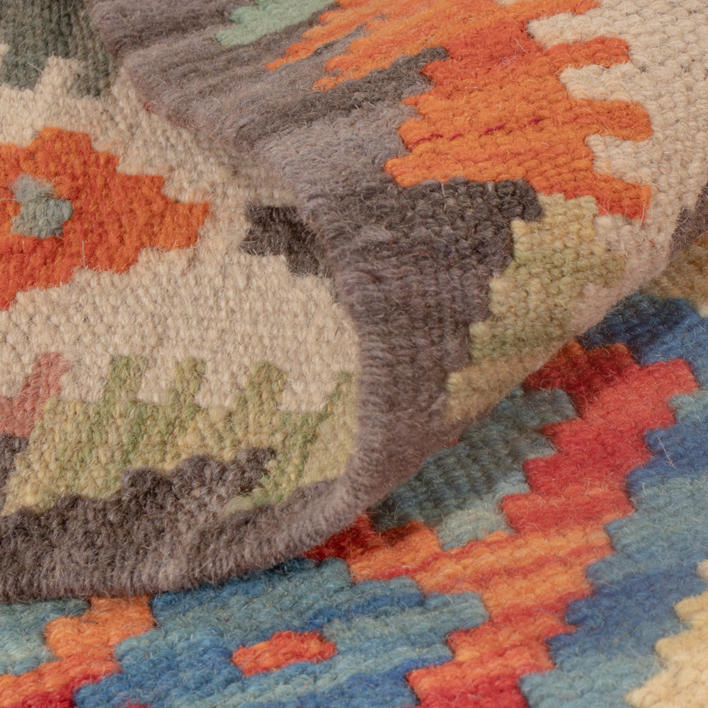 Dywan Kelim - Splash - 124 x 83 cm - wielokolorowy