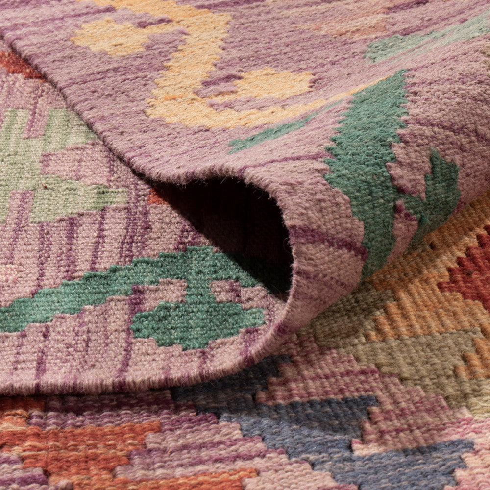 Kelim Teppich - Splash - 304 x 242 cm - bunt