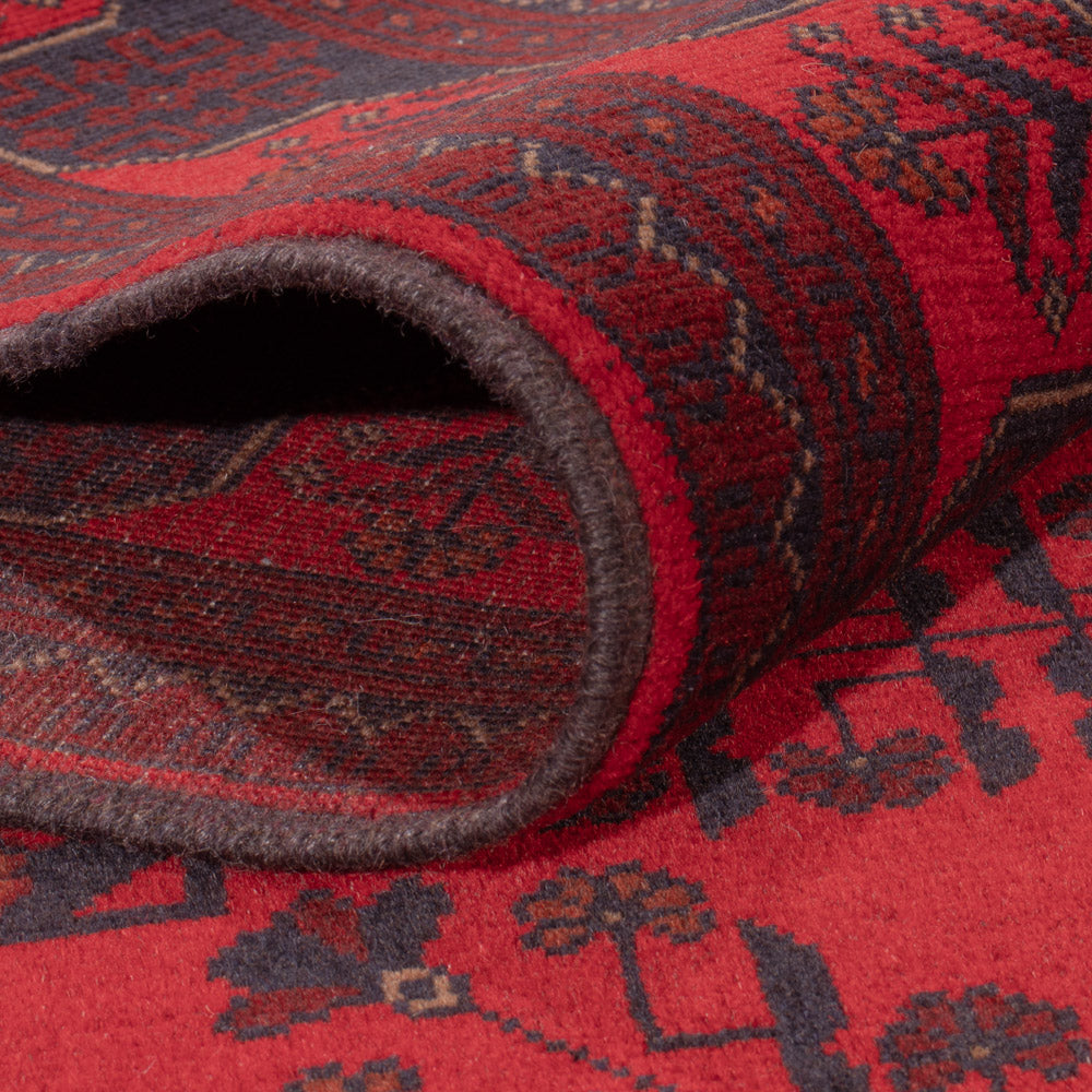 Afgański dywan - Kunduz - 243 x 173 cm - czerwony