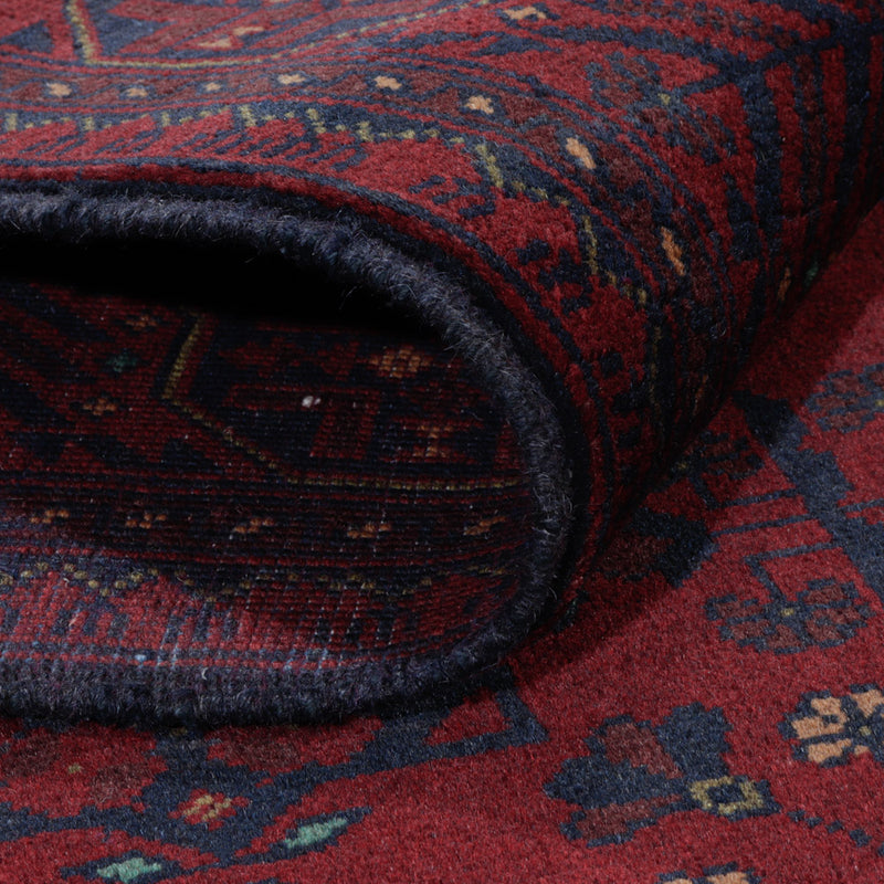 Afgański dywan - Kunduz - 200 x 147 cm - czerwony