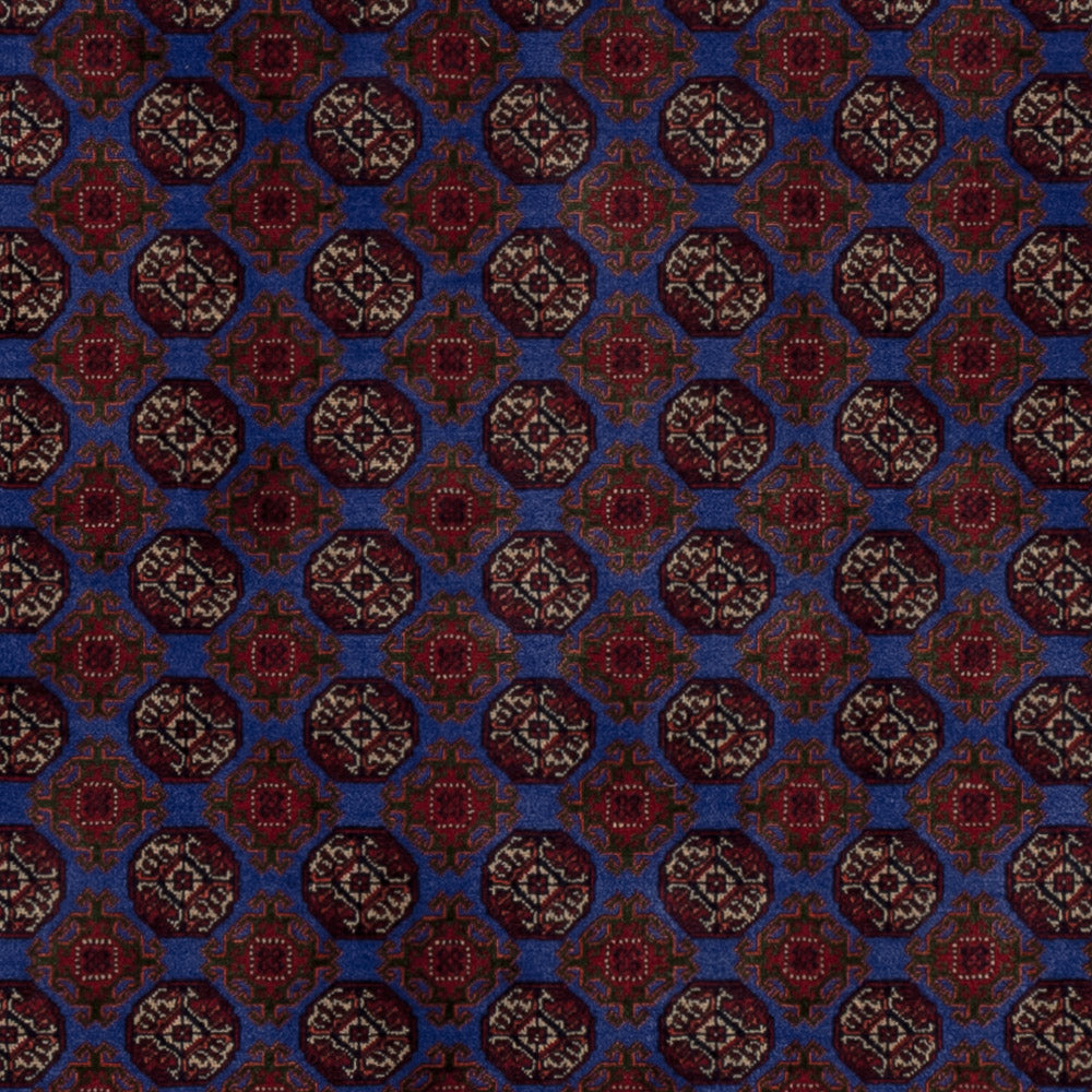 Dywan afgański - Royal - 195 x 151 cm - niebieski