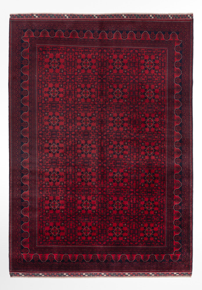 Afghan Teppich - Kunduz - 351 x 247 cm - rot