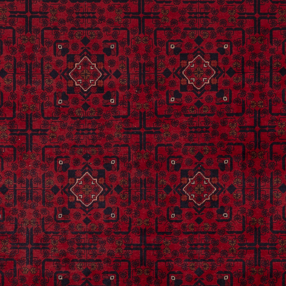 Afgański dywan - Kunduz - 347 x 254 cm - czerwony