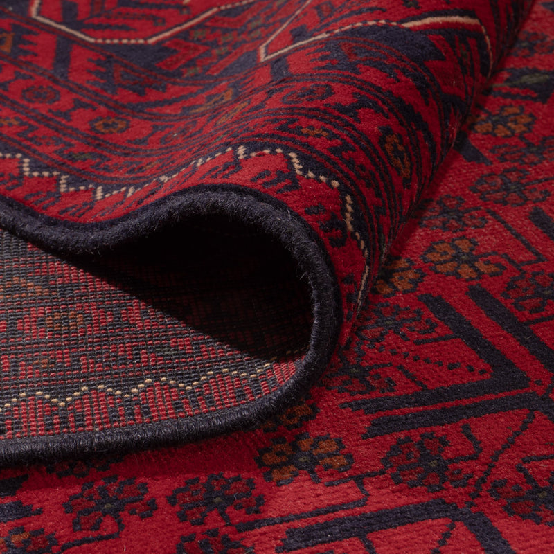 Afgański dywan - Kunduz - 348 x 251 cm - czerwony