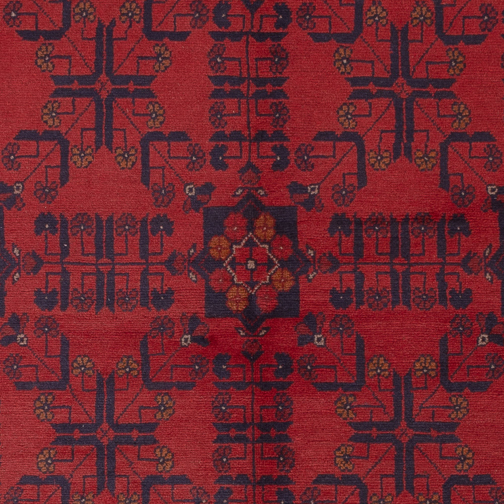 Afgański dywan - Kunduz - 224 x 177 cm - czerwony