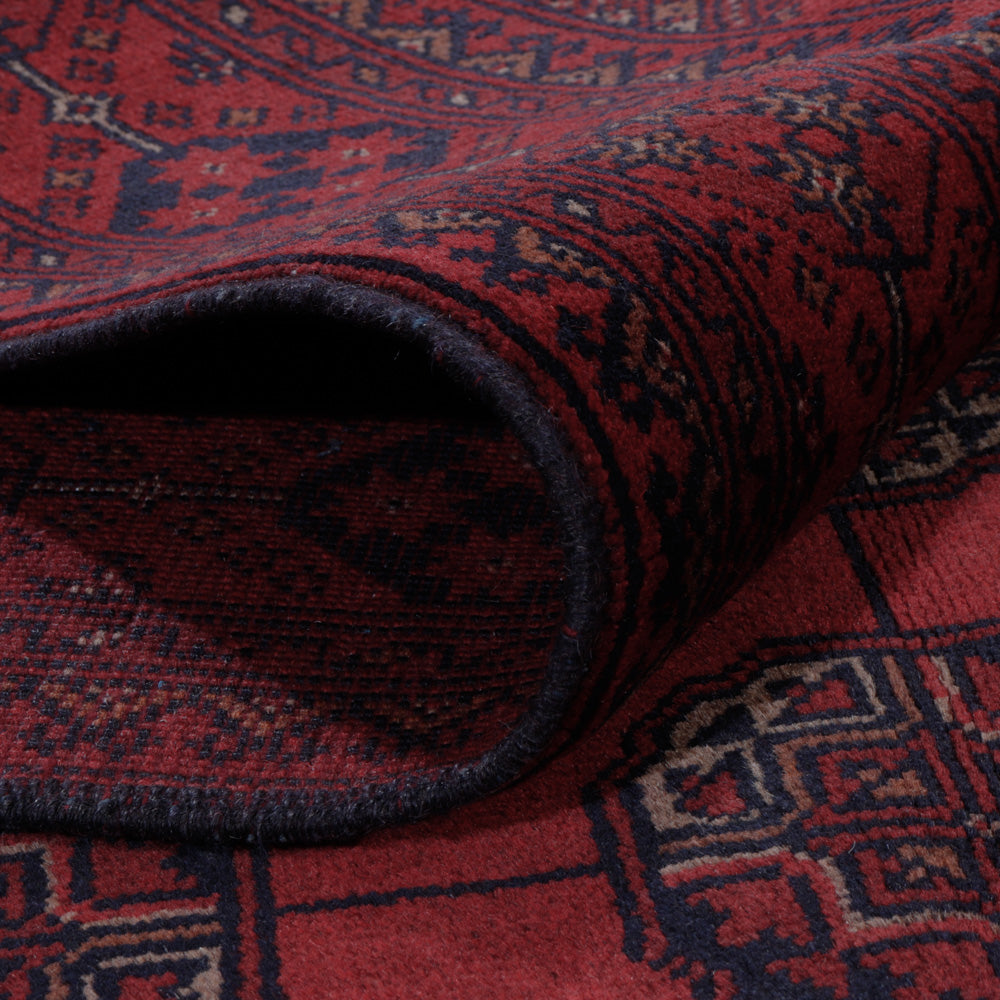 Afgański dywan - Kunduz - 199 x 150 cm - czerwony