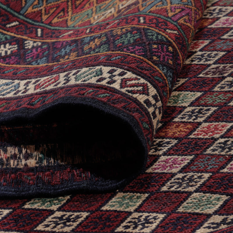 Dywan Kelim - Orientalny - 186 x 120 cm - wielokolorowy