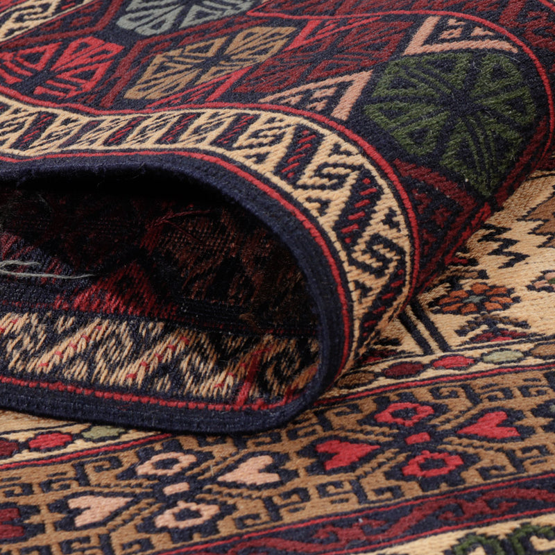 Dywan Kelim - Orientalny - 200 x 129 cm - wielokolorowy