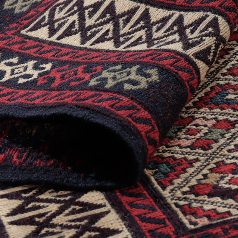 Dywan Kelim - Orientalny - 204 x 130 cm - wielokolorowy