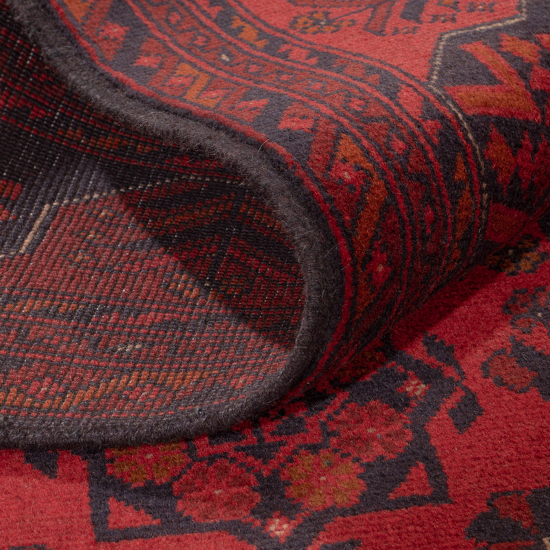 Afgański dywan - Kunduz - 238 x 176 cm - czerwony