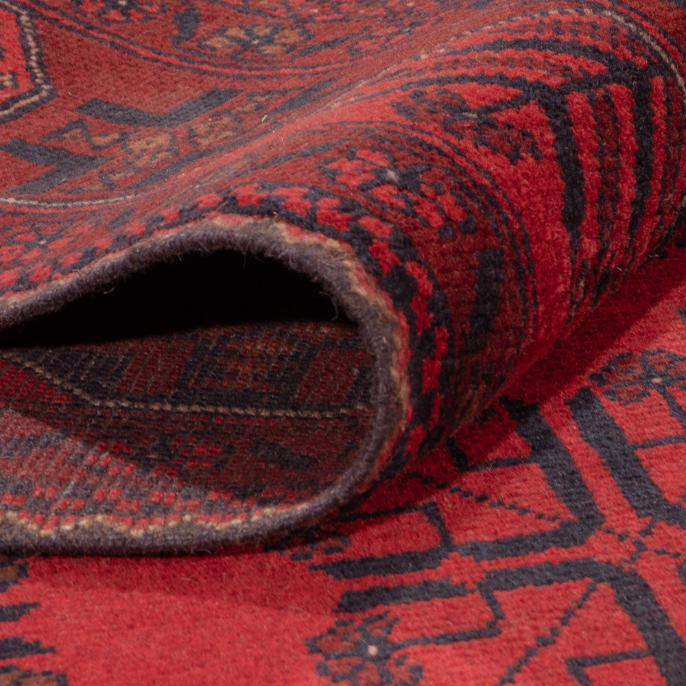 Afgański dywan - Kunduz - 232 x 169 cm - czerwony