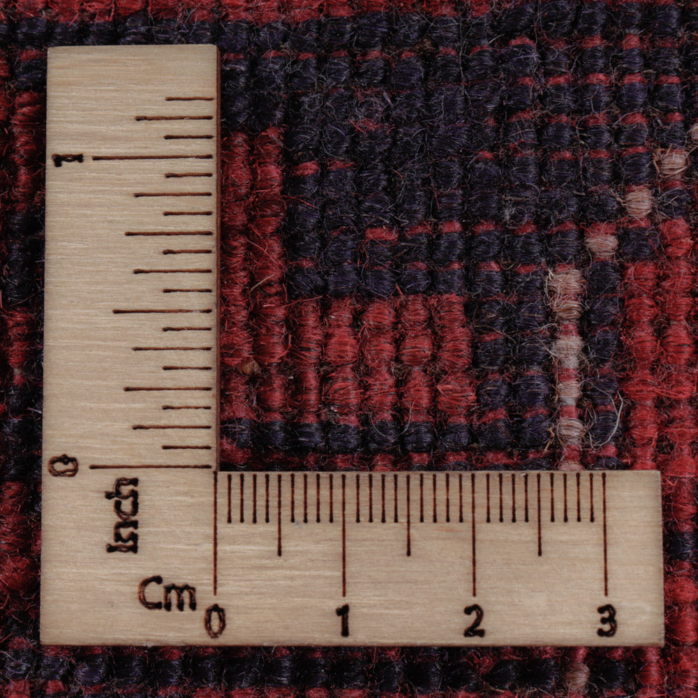 Afgański dywan - Kunduz - 196 x 151 cm - czerwony