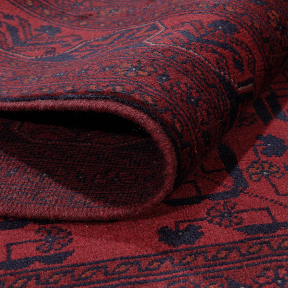 Afgański dywan - Kunduz - 200 x 150 cm - czerwony