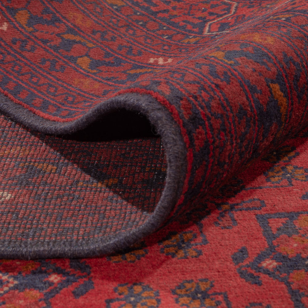 Afgański dywan - Kunduz - 339 x 252 cm - czerwony