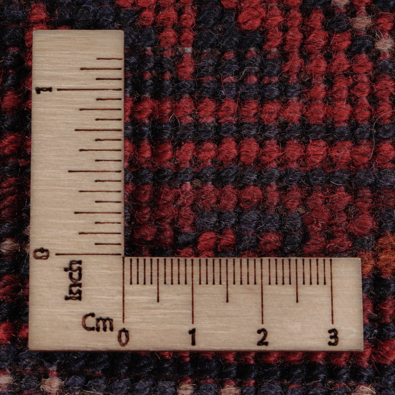 Afgański dywan - Kunduz - 191 x 155 cm - czerwony