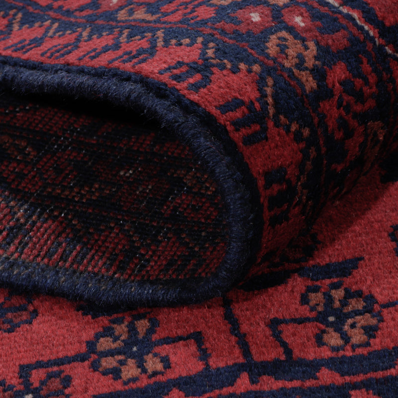 Afgański dywan - Kunduz - 196 x 151 cm - czerwony