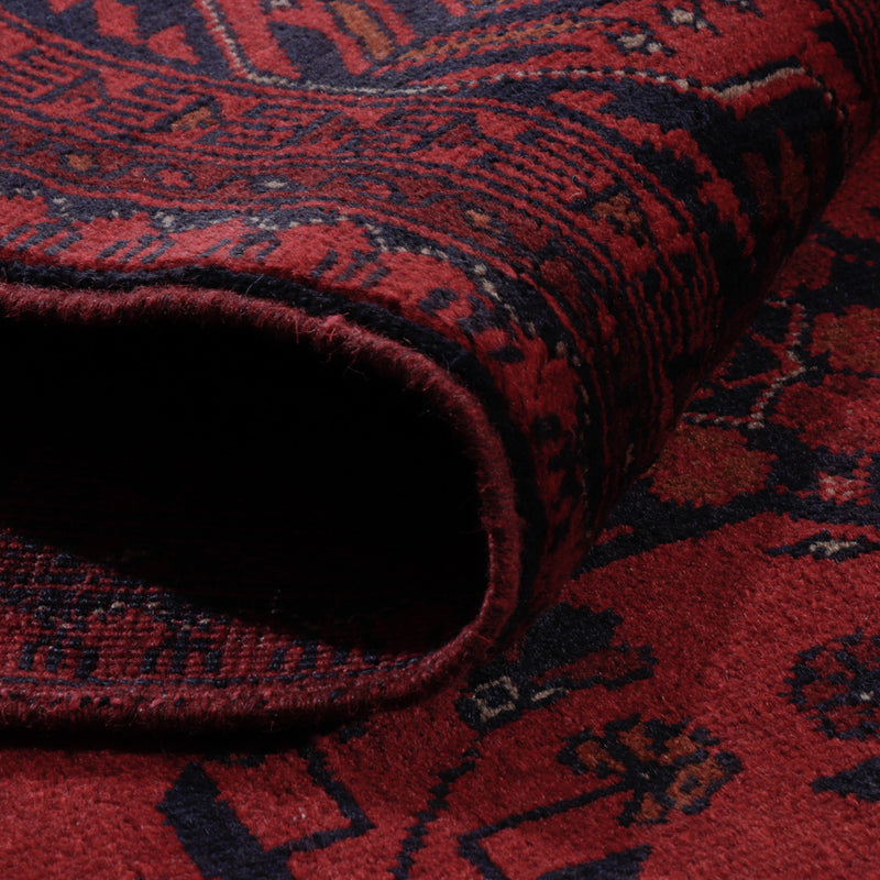 Afgański dywan - Kunduz - 196 x 150 cm - czerwony