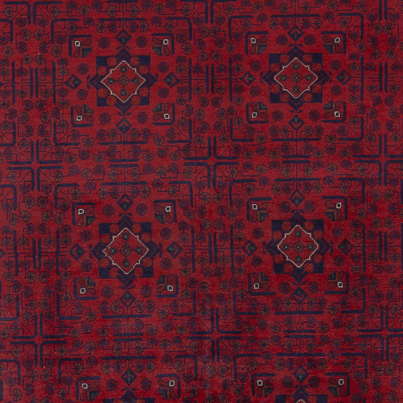 Afgański dywan - Kunduz - 338 x 249 cm - czerwony