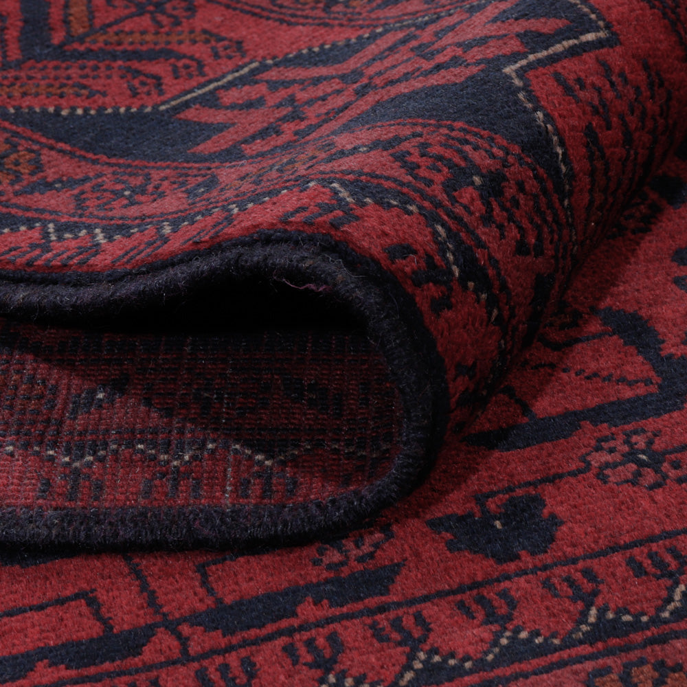 Afgański dywan - Kunduz - 194 x 148 cm - czerwony