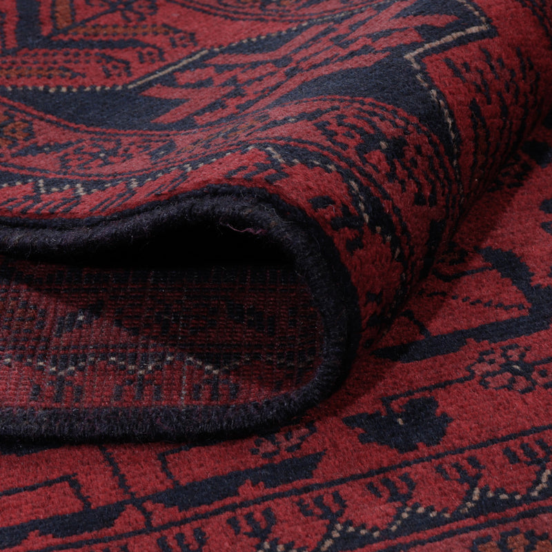 Afgański dywan - Kunduz - 194 x 148 cm - czerwony