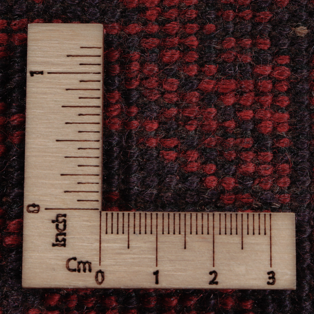 Afgański dywan - Kunduz - 190 x 151 cm - czerwony