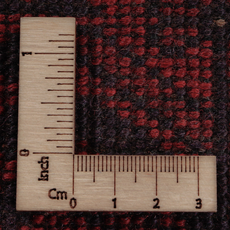 Afgański dywan - Kunduz - 190 x 151 cm - czerwony