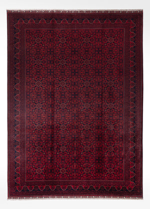Afghan Teppich - Kunduz - 354 x 248 cm - rot