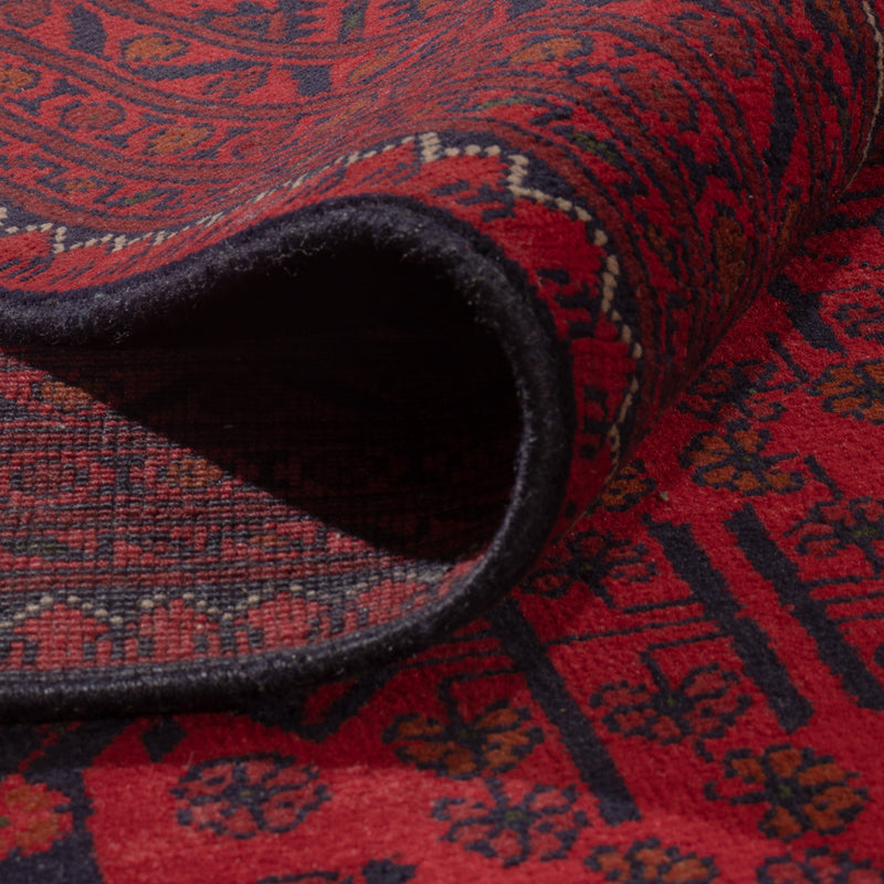 Afgański dywan - Kunduz - 357 x 247 cm - czerwony