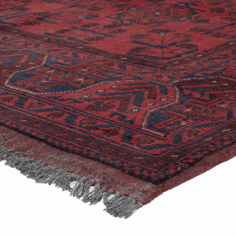 Afghan Teppich - Kunduz - 197 x 148 cm - rot