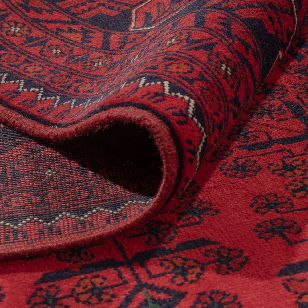 Afgański dywan - Kunduz - 336 x 248 cm - czerwony