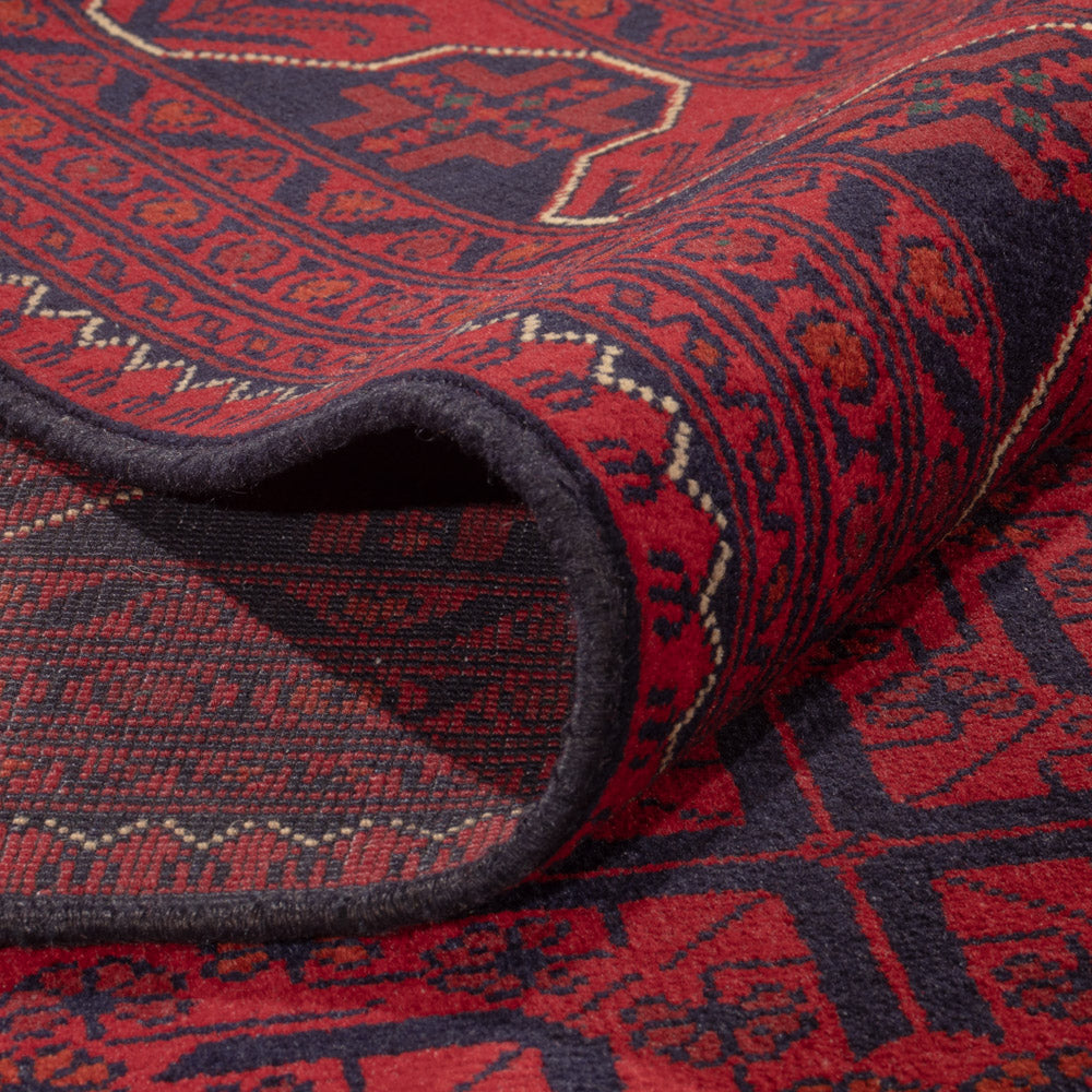 Afgański dywan - Kunduz - 350 x 249 cm - czerwony