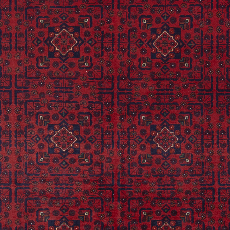 Afgański dywan - Kunduz - 338 x 246 cm - czerwony