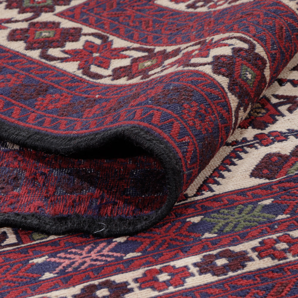 Dywan Kelim - Orientalny - 189 x 127 cm - wielokolorowy