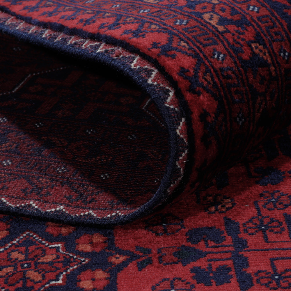 Dywan afgański - Royal - 200 x 151 cm - czerwony