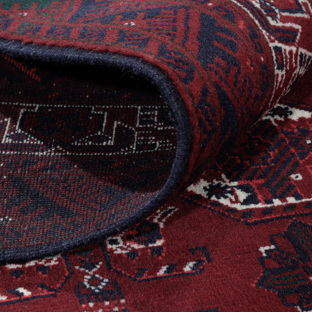 Dywan afgański - 175 x 113 cm - czerwony