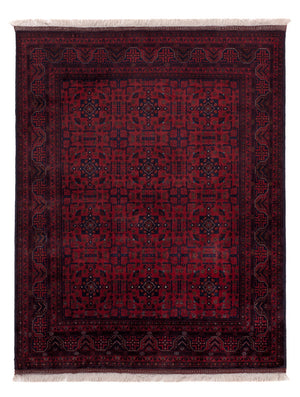 Afghan Teppich - Royal - 194 x 150 cm - rot