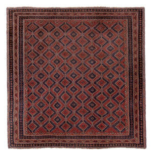 Dywan Kelim - Orientalny kwadratowy  - 157 x 150 cm - wielokolorowy