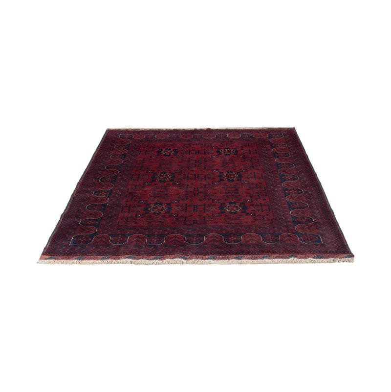 Afghan Teppich - Kunduz - 196 x 154 cm - rot