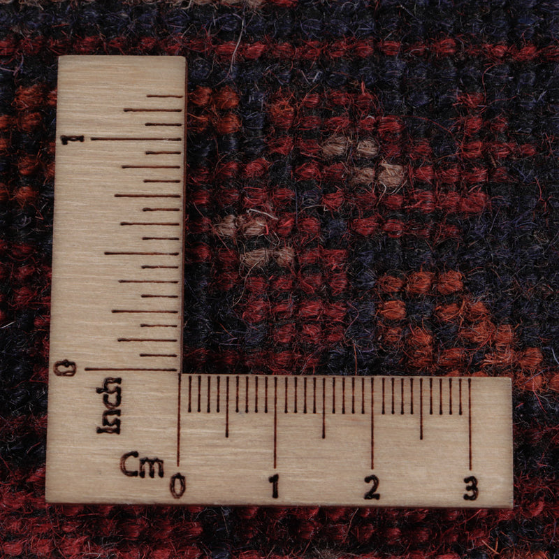 Afgański dywan - Kunduz - 193 x 149 cm - czerwony