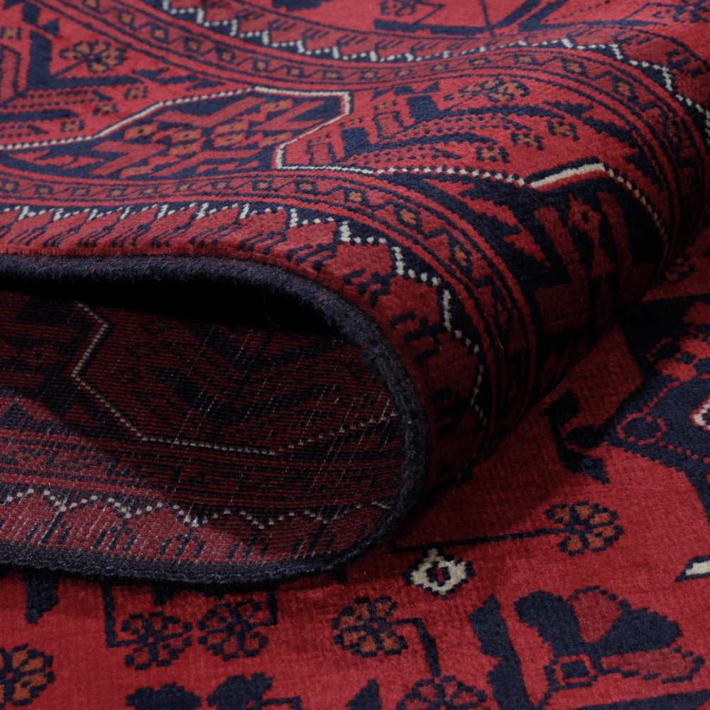 Dywan afgański - Royal - 193 x 149 cm - czerwony