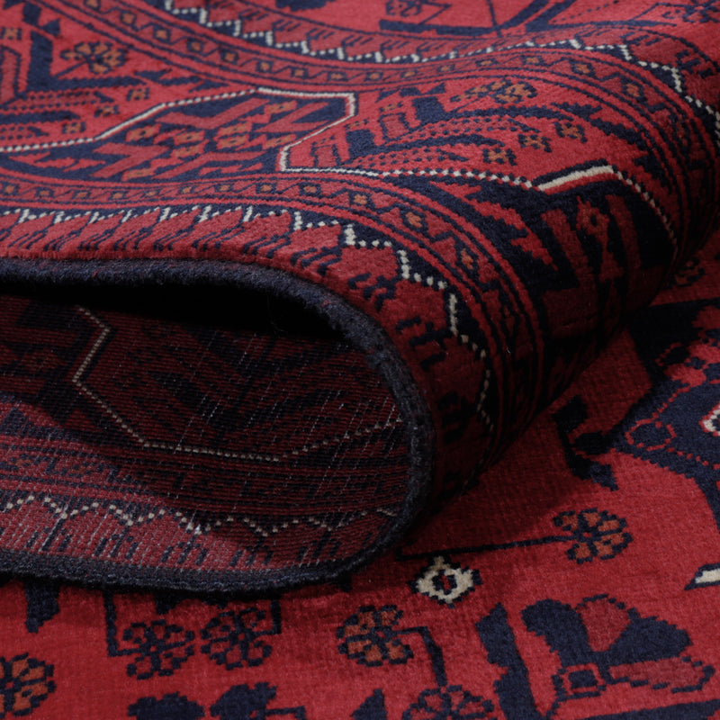 Dywan afgański - Royal - 193 x 149 cm - czerwony