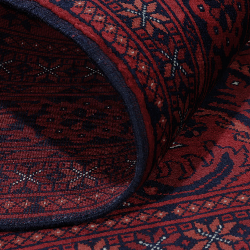 Dywan afgański - Royal - 187 x 150 cm - czerwony