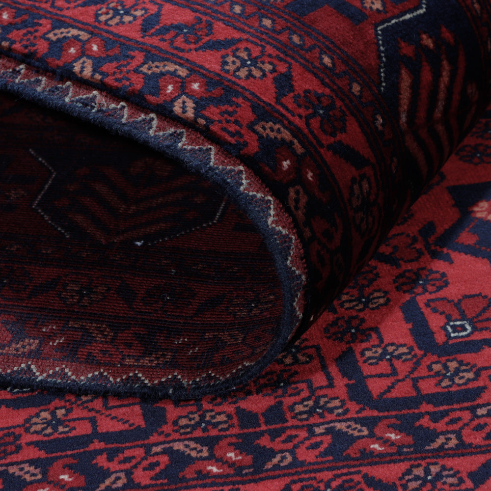 Dywan afgański - Royal - 187 x 146 cm - czerwony