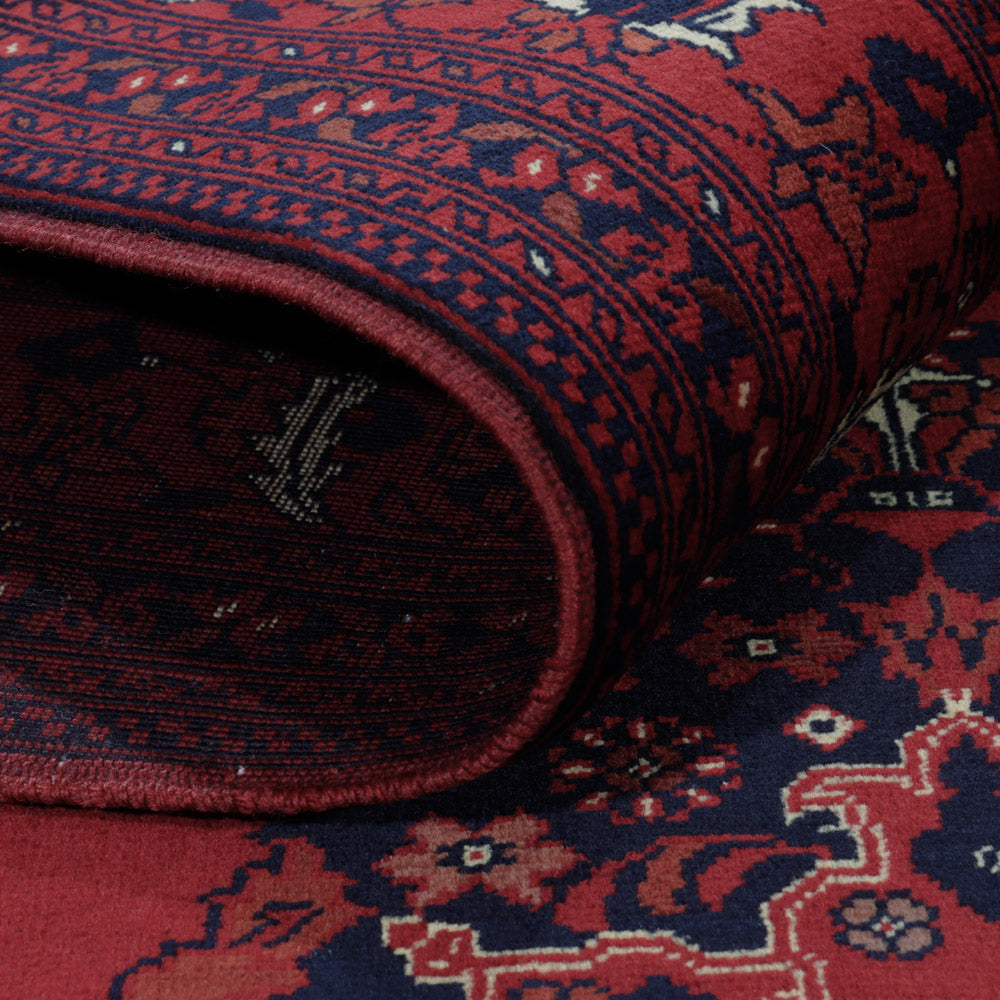 Dywan afgański - Royal - 196 x 146 cm - czerwony