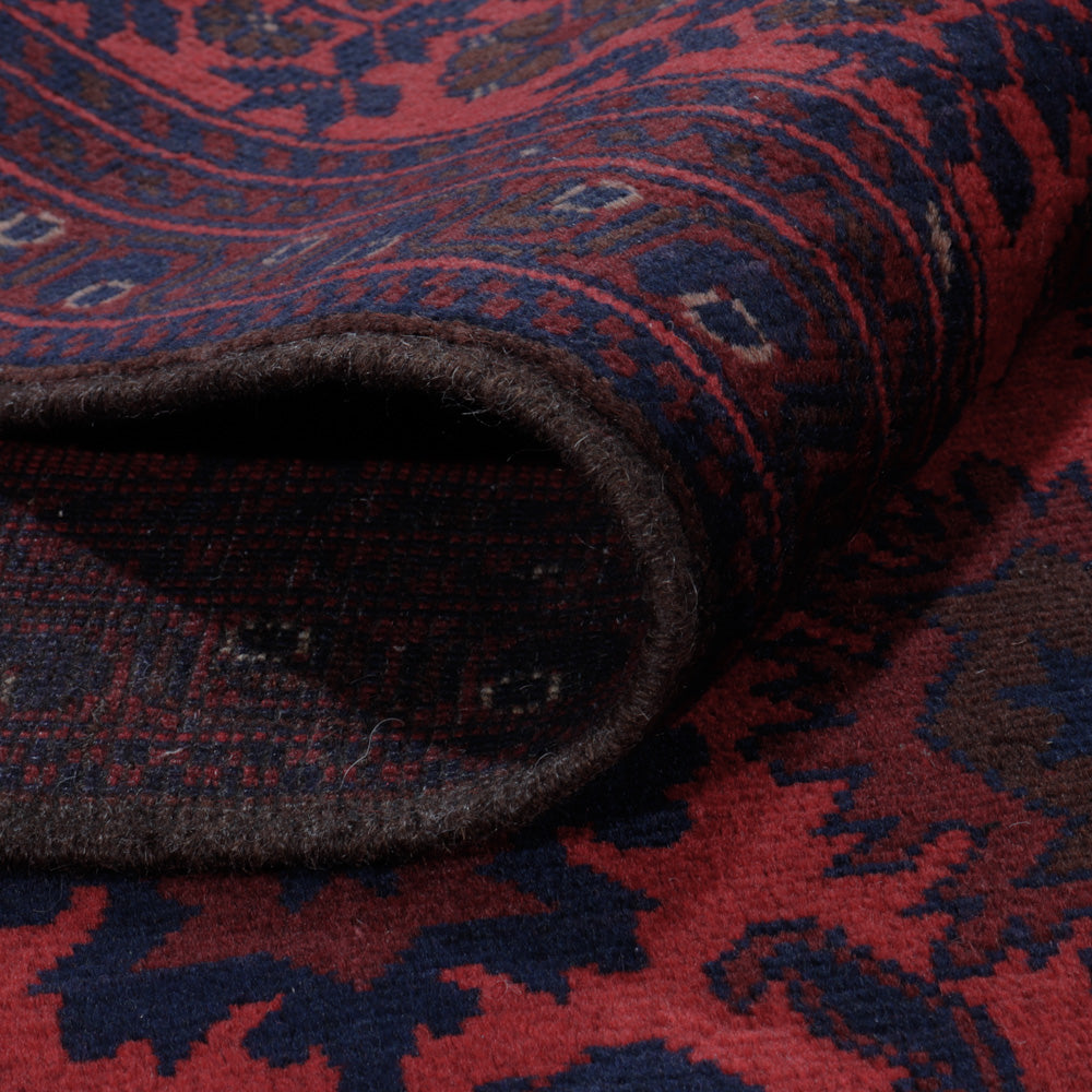 Afgański dywan - Kunduz - 200 x 156 cm - czerwony