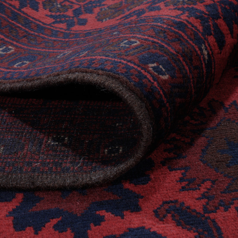 Afgański dywan - Kunduz - 200 x 156 cm - czerwony